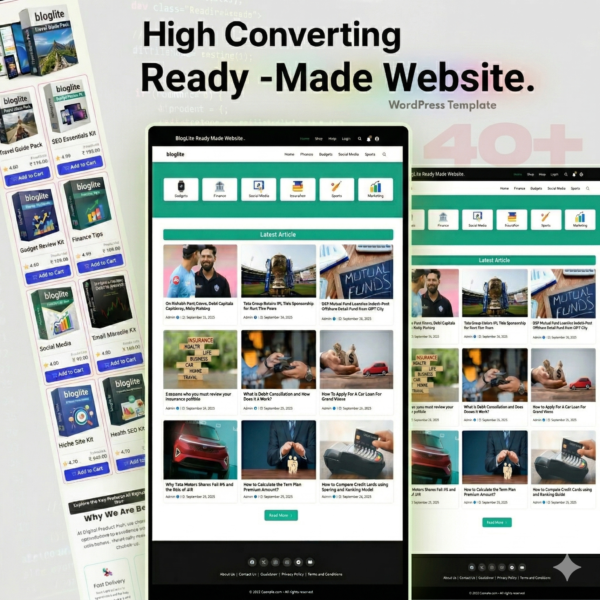 GPBlog Elite – Fast & Lightweight Blog Template (GeneratePress)